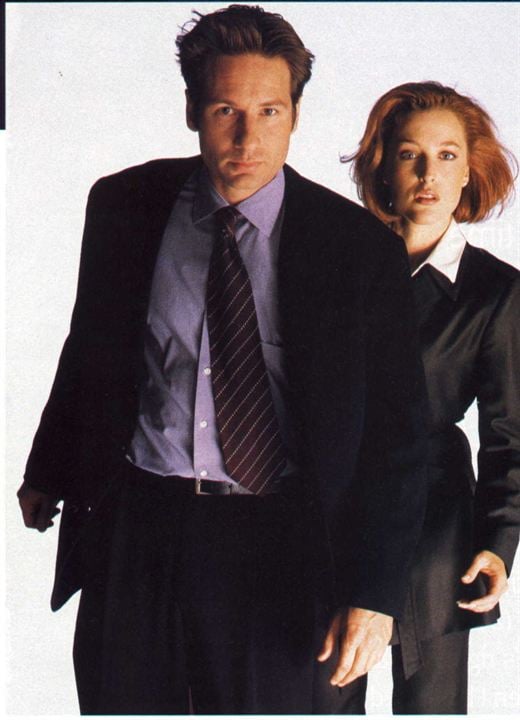 The X Files : Fotoğraf Gillian Anderson, David Duchovny, Rob Bowman