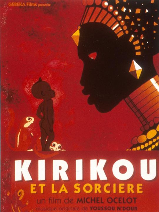 Kirikou et la sorcière : Afiş Michel Ocelot