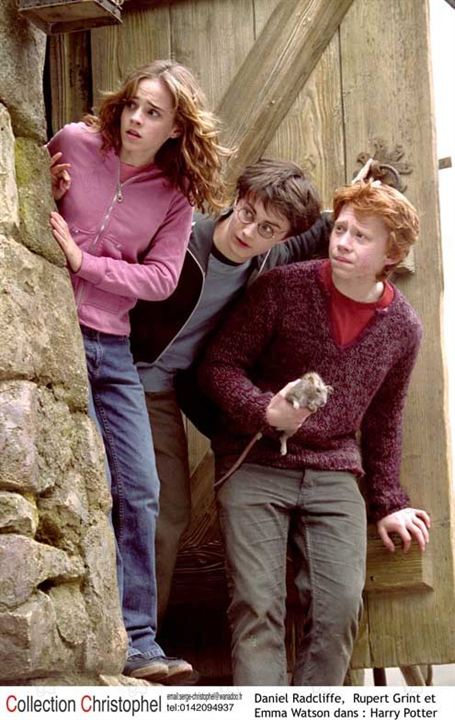 Harry Potter ve Azkaban Tutsağı : Fotoğraf Rupert Grint, Alfonso Cuarón, Daniel Radcliffe, Emma Watson