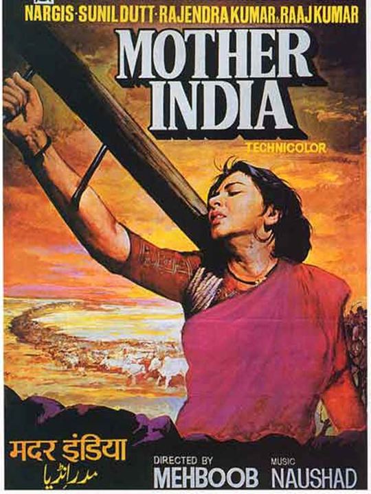 Mother India : Afiş Mehboob Khan, Nargis