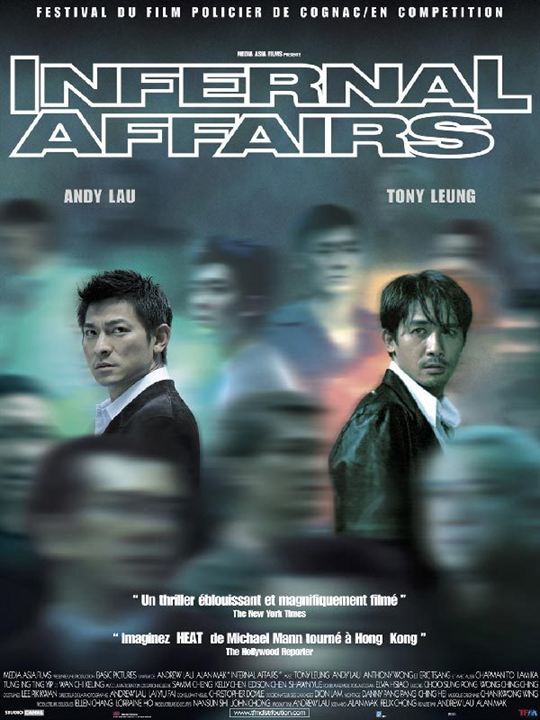 Infernal Affairs : Afiş Andrew Lau, Tony Leung Chiu-Wai