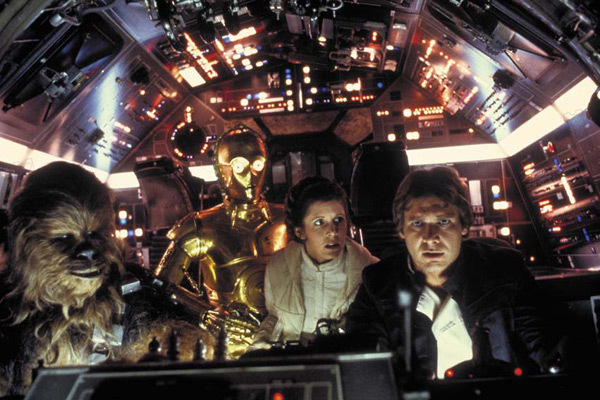 Yıldız Savaşları: İmparator : Fotoğraf Peter Mayhew, Carrie Fisher, Anthony Daniels, Harrison Ford, Irvin Kershner