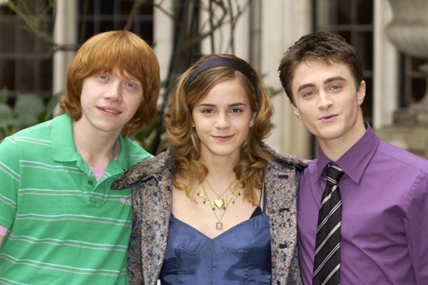 Harry Potter ve Ateş Kadehi : Fotoğraf Rupert Grint, Daniel Radcliffe, Emma Watson