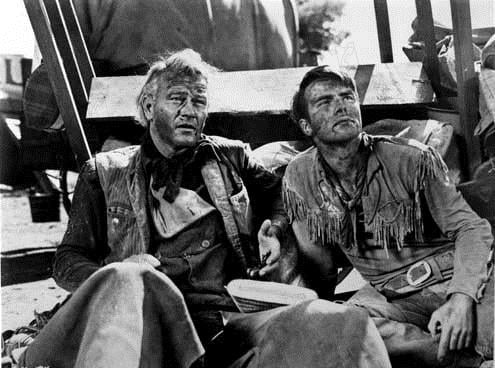 Kanlı Nehir : Fotoğraf Howard Hawks, John Wayne, Montgomery Clift