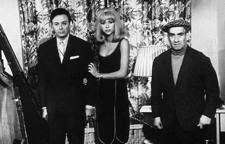 Fotoğraf Georges Lautner, Maurice Biraud, Louis de Funès, Mireille Darc