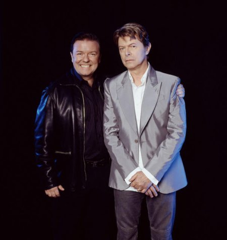 Fotoğraf David Bowie, Ricky Gervais