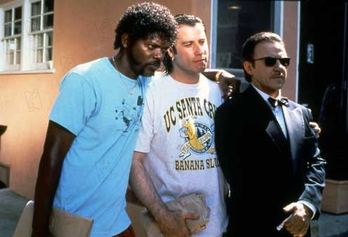 Ucuz Roman : Fotoğraf Harvey Keitel, Samuel L. Jackson, Quentin Tarantino, John Travolta