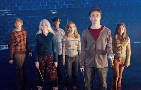 Harry Potter ve Zümrüdüanka Yoldaşlığı : Fotoğraf Rupert Grint, David Yates, Evanna Lynch, Daniel Radcliffe, Emma Watson