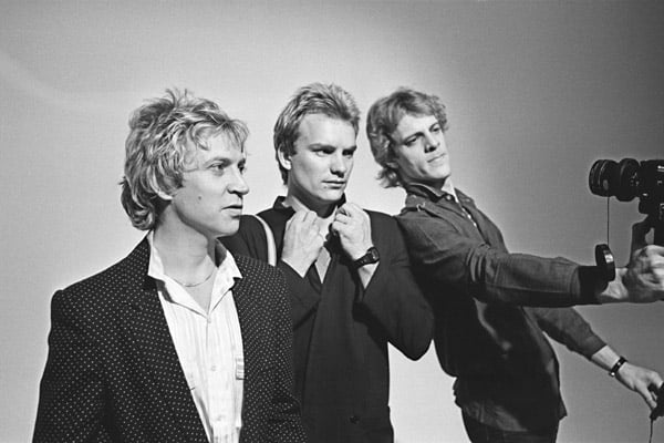 Fotoğraf Andy Summers, Stewart Copeland, Sting