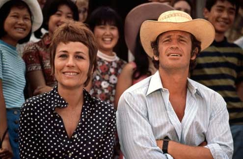 Fotoğraf Annie Girardot, Jean-Paul Belmondo, Claude Lelouch