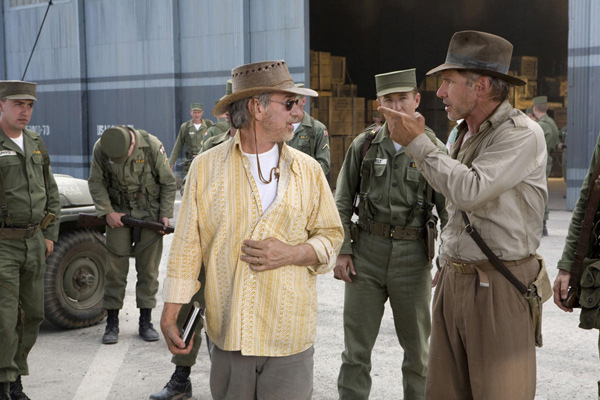 Indiana Jones ve Kristal Kafatası Krallığı : Fotoğraf Steven Spielberg, Harrison Ford