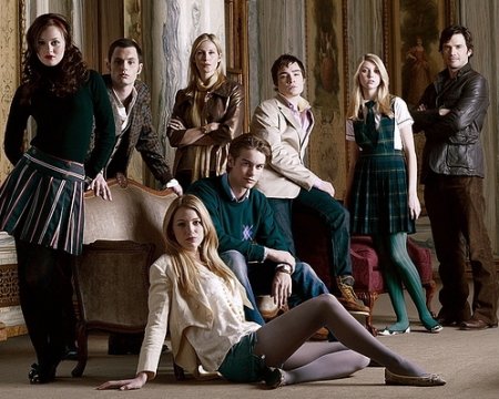 Fotoğraf Kelly Rutherford, Penn Badgley, Leighton Meester, Blake Lively, Ed Westwick, Chace Crawford, Matthew Settle, Taylor Momsen