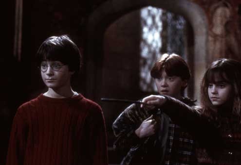 Harry Potter ve Felsefe Taşı : Fotoğraf Rupert Grint, Chris Columbus, Daniel Radcliffe, Emma Watson