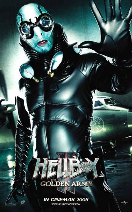 Hellboy 2: Altın Ordu : Afiş Mike Mignola, Doug Jones