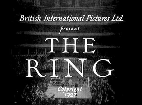 The Ring : Fotoğraf Alfred Hitchcock