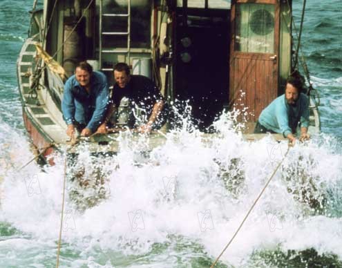 Jaws : Fotoğraf Roy Scheider, Robert Shaw, Steven Spielberg