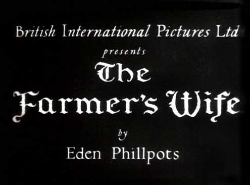 The Farmer's Wife : Fotoğraf Alfred Hitchcock