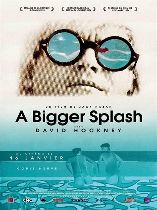 A Bigger Splash : Afiş Jack Hazan, David Hockney