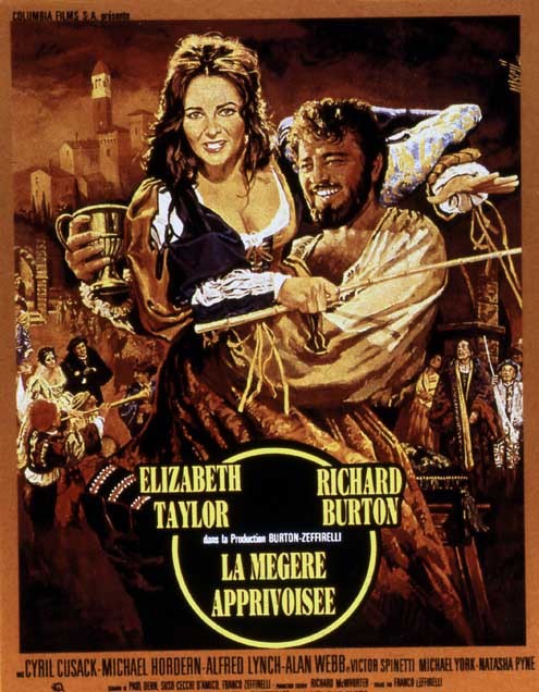 Afiş Richard Burton, Elizabeth Taylor, Franco Zeffirelli