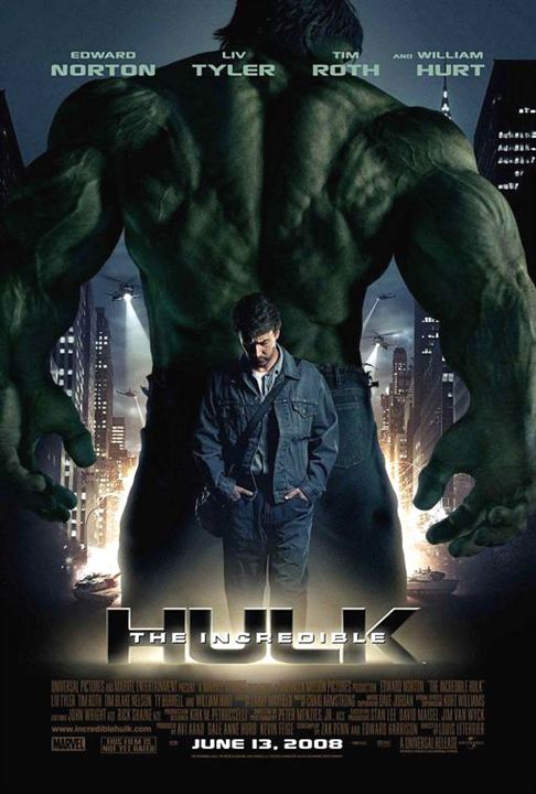 The Incredible Hulk : Afiş Edward Norton