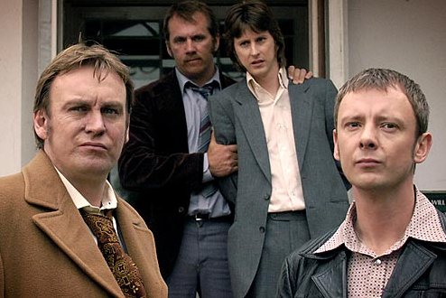 Fotoğraf John Simm, Philip Glenister, Dean Andrews