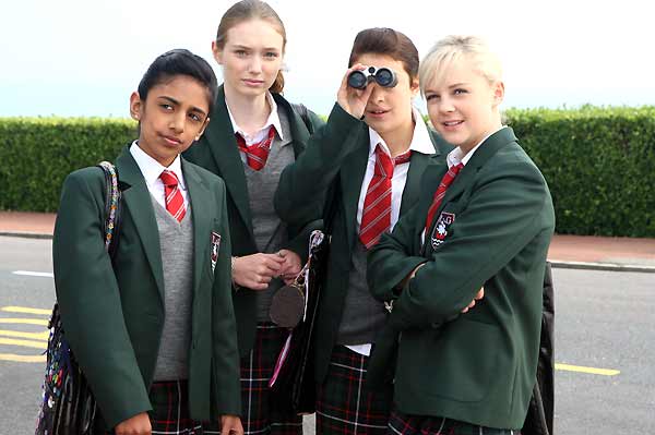 Angus, Thongs and Perfect Snogging : Fotoğraf Georgia Groome, Eleanor Tomlinson, Georgia Henshaw, Manjeeven Grewal