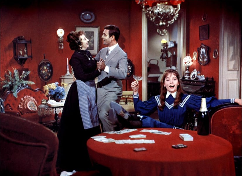 Gigi : Fotoğraf Leslie Caron, Louis Jourdan, Hermione Gingold