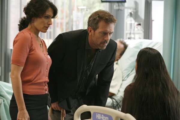 Fotoğraf Lisa Edelstein, Hugh Laurie