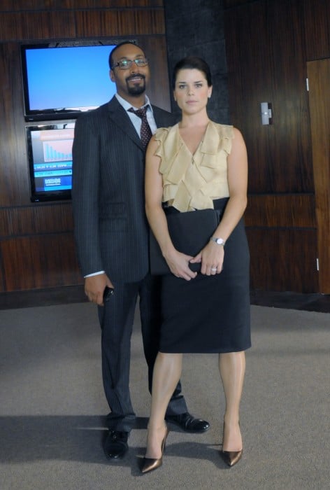 Fotoğraf Neve Campbell, Jesse L. Martin