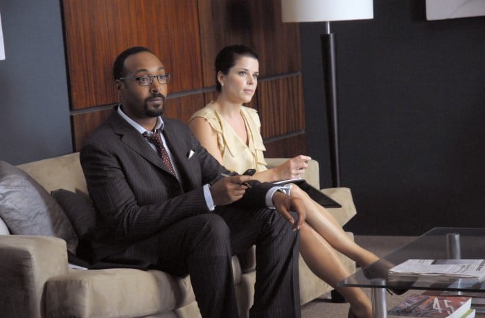 Fotoğraf Neve Campbell, Jesse L. Martin