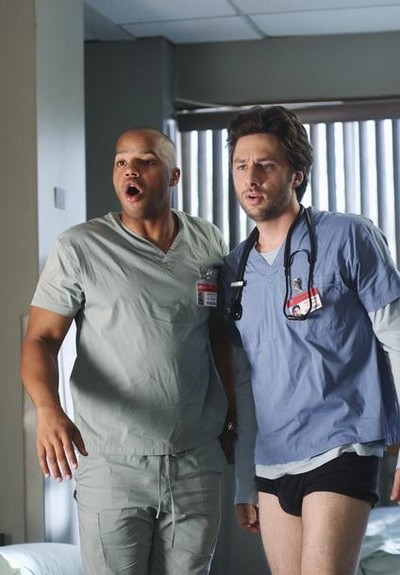 Fotoğraf Donald Faison, Zach Braff