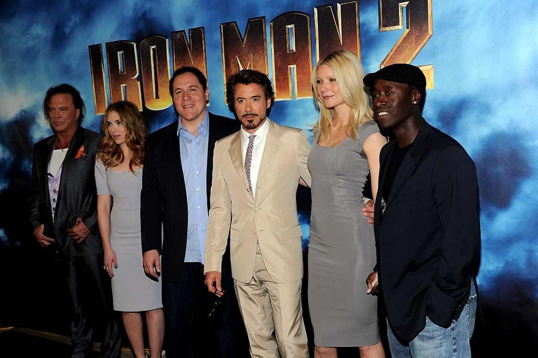 Iron Man 2 : Fotoğraf Scarlett Johansson, Robert Downey Jr., Don Cheadle, Gwyneth Paltrow, Jon Favreau, Mickey Rourke