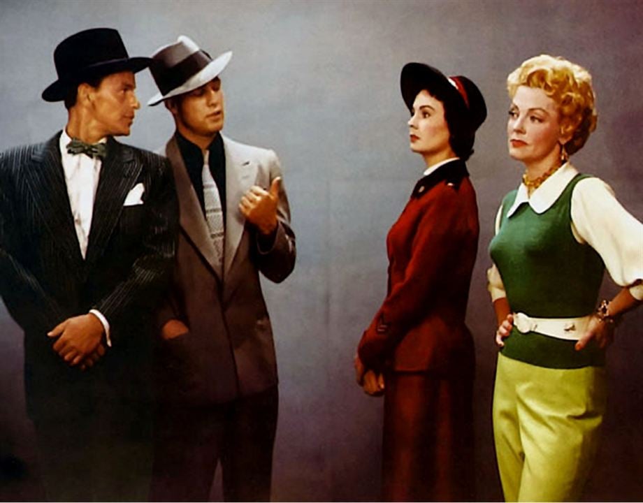 Gönül Yolu : Fotoğraf Jean Simmons, Frank Sinatra, Marlon Brando