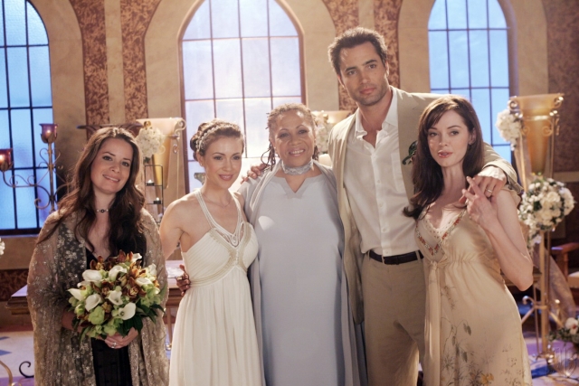 Charmed : Fotoğraf Victor Webster, Rose McGowan, Alyssa Milano, Denise Dowse, Holly Marie Combs