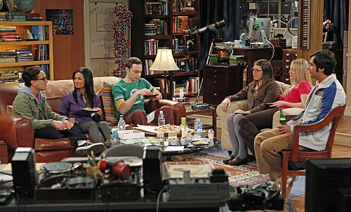 The Big Bang Theory : Fotoğraf Mayim Bialik, Kaley Cuoco, Jim Parsons, Kunal Nayyar, Johnny Galecki