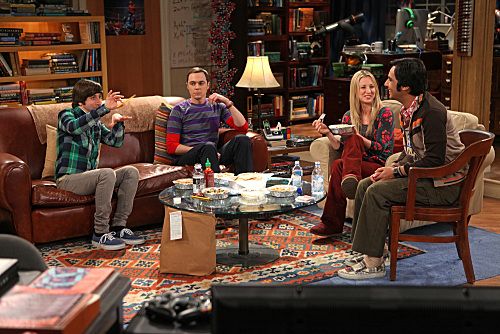 The Big Bang Theory : Fotoğraf Kaley Cuoco, Jim Parsons, Kunal Nayyar, Simon Helberg