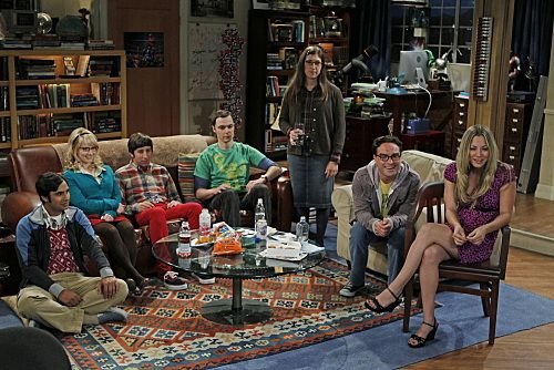 The Big Bang Theory : Fotoğraf Mayim Bialik, Kaley Cuoco, Jim Parsons, Kunal Nayyar, Melissa Rauch, Simon Helberg, Johnny Galecki