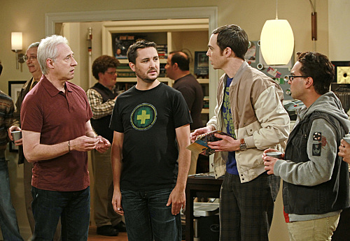 The Big Bang Theory : Fotoğraf Wil Wheaton, Brent Spiner, Jim Parsons, Johnny Galecki