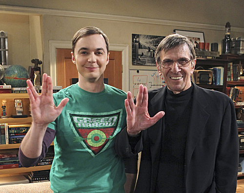 The Big Bang Theory : Fotoğraf Jim Parsons, Leonard Nimoy