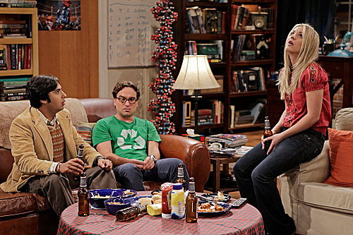 The Big Bang Theory : Fotoğraf Kaley Cuoco, Kunal Nayyar, Johnny Galecki