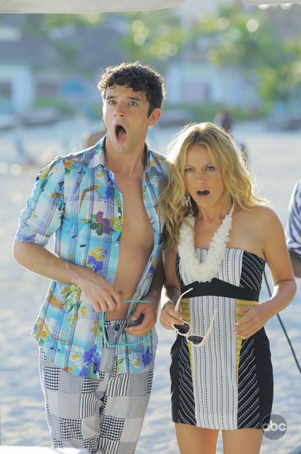 Fotoğraf Michael Urie, Becki Newton