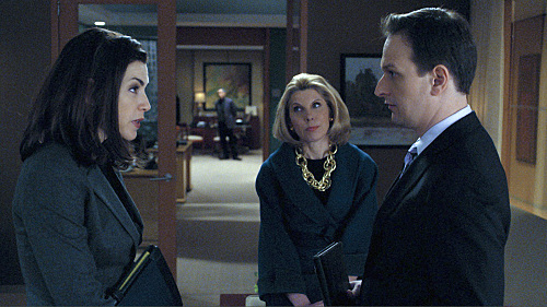 The Good Wife : Fotoğraf Julianna Margulies, Josh Charles, Christine Baranski