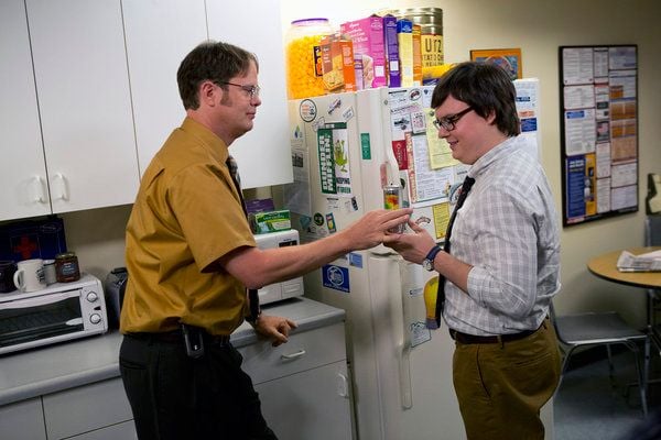 The Office (US) : Fotoğraf Clark Duke, Rainn Wilson