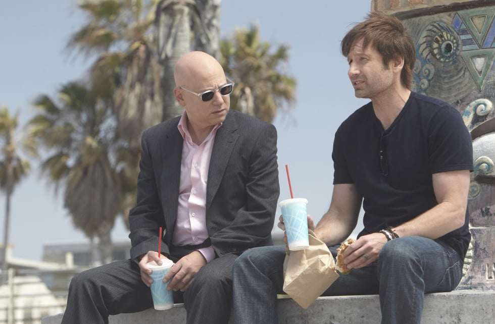 Fotoğraf David Duchovny, Evan Handler