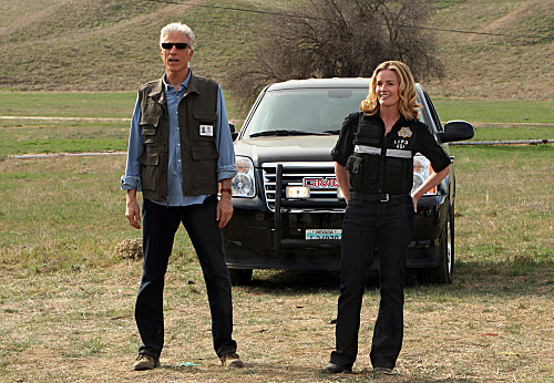 CSI: Crime Scene Investigation : Fotoğraf Ted Danson, Elisabeth Shue