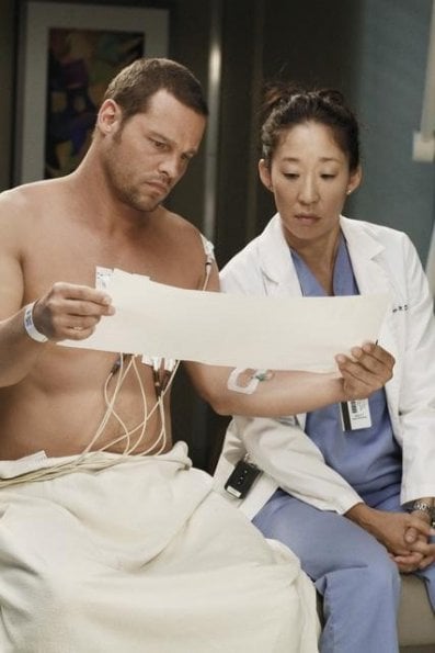 Grey's Anatomy : Fotoğraf Sandra Oh, Justin Chambers (I)