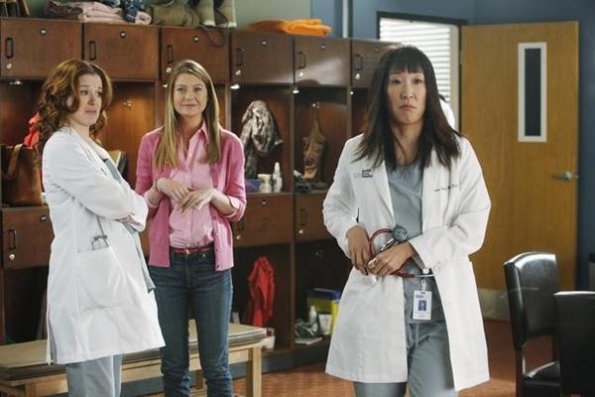 Grey's Anatomy : Fotoğraf Sandra Oh, Ellen Pompeo, Sarah Drew
