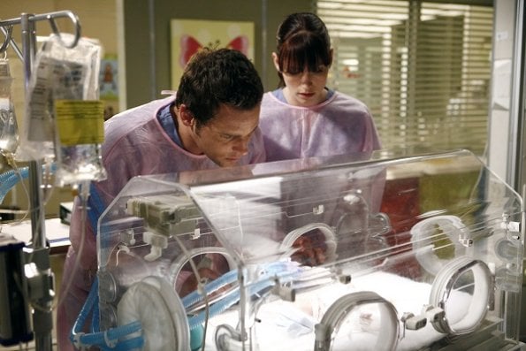 Grey's Anatomy : Fotoğraf Chyler Leigh, Justin Chambers (I)