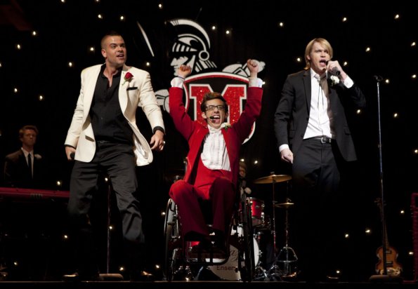 Glee : Fotoğraf Mark Salling, Kevin McHale, Chord Overstreet