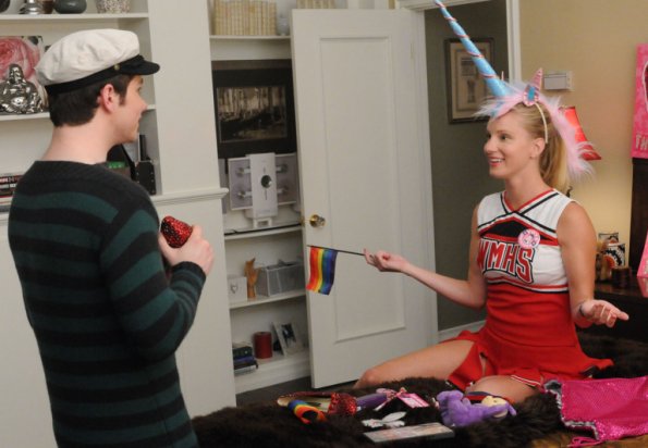 Glee : Fotoğraf Chris Colfer, Heather Morris